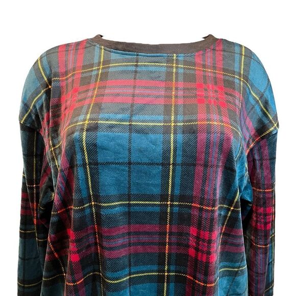 Cuddl Duds Double Plush Velour Petite Lounge Set - Picture 6 of 9